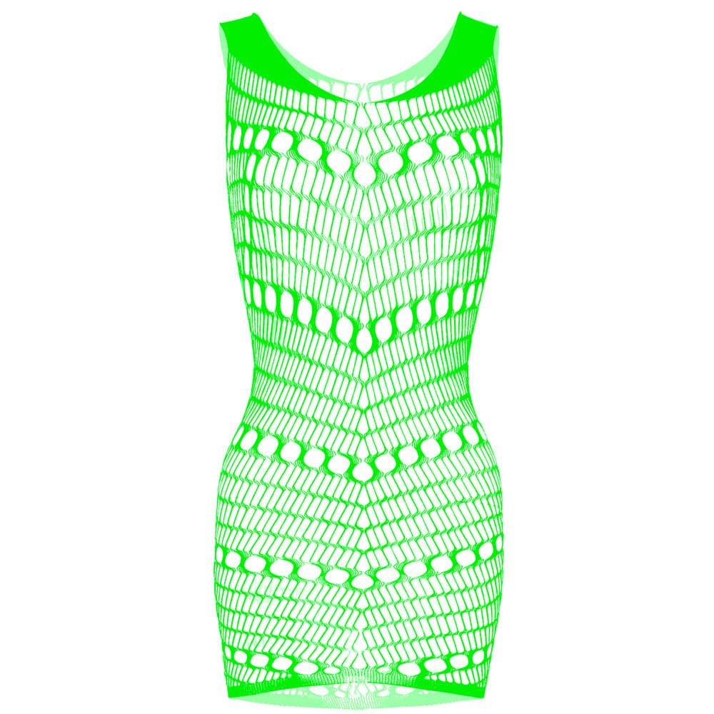 Net patchwork see through solid cami mini dress  | Festival Outfits Women