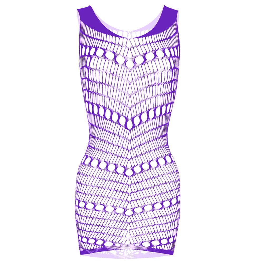 Net patchwork see through solid cami mini dress  | Festival Outfits Women