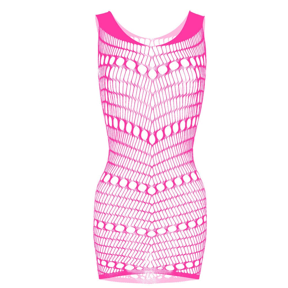 Net patchwork see through solid cami mini dress  | Festival Outfits Women