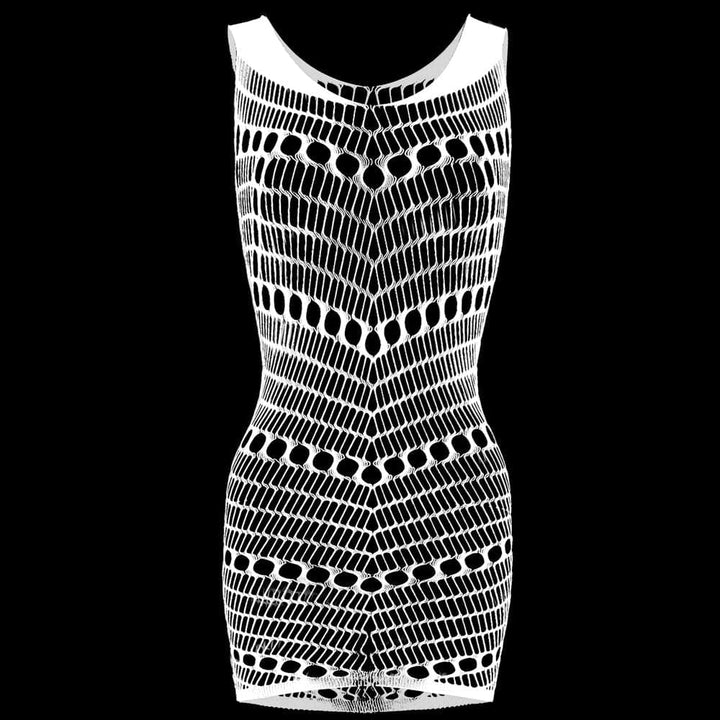 Net patchwork see through solid cami mini dress  | Festival Outfits Women