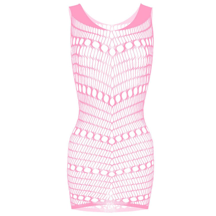 Net patchwork see through solid cami mini dress  | Festival Outfits Women