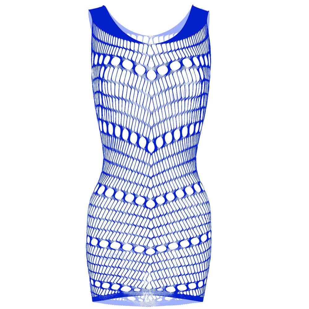 Net patchwork see through solid cami mini dress  | Festival Outfits Women