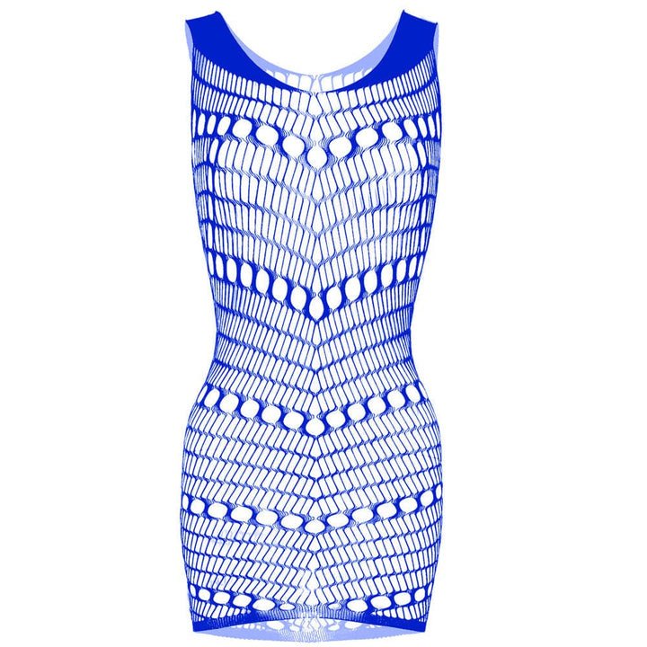 Net patchwork see through solid cami mini dress  | Festival Outfits Women