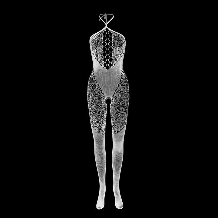 Halter patchwork lace backless bodystocking  | Festival Outfits Women