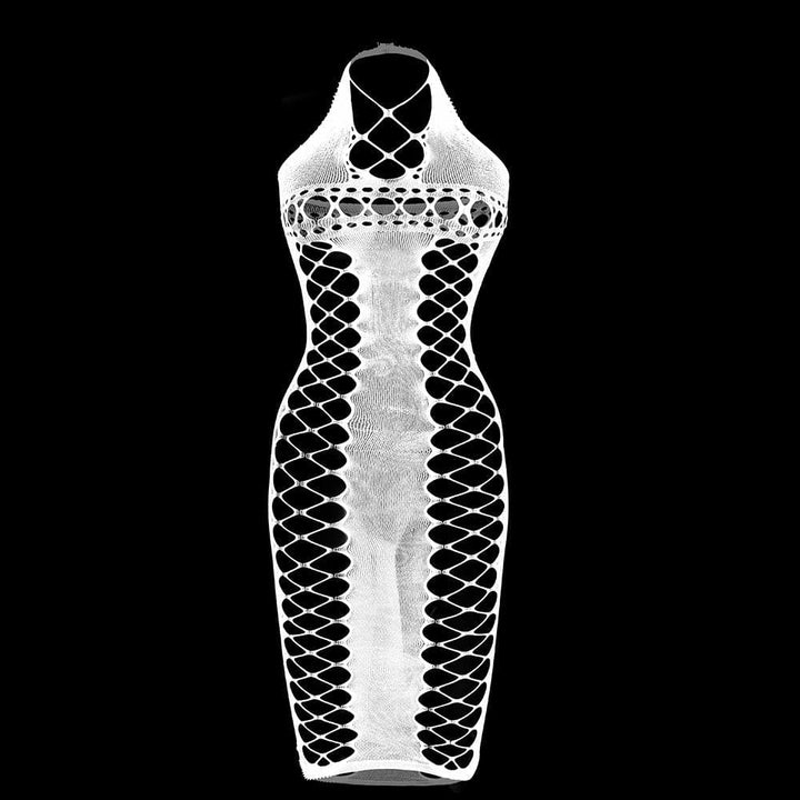 Halter side hollow out backless cut out midi dress  | Festival Outfits Women