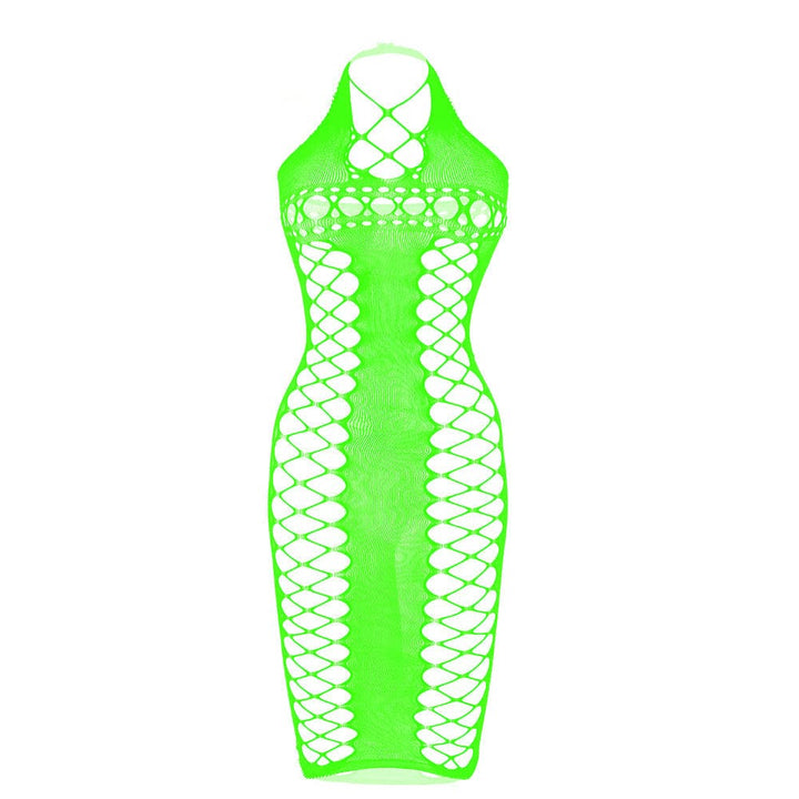 Halter side hollow out backless cut out midi dress  | Festival Outfits Women
