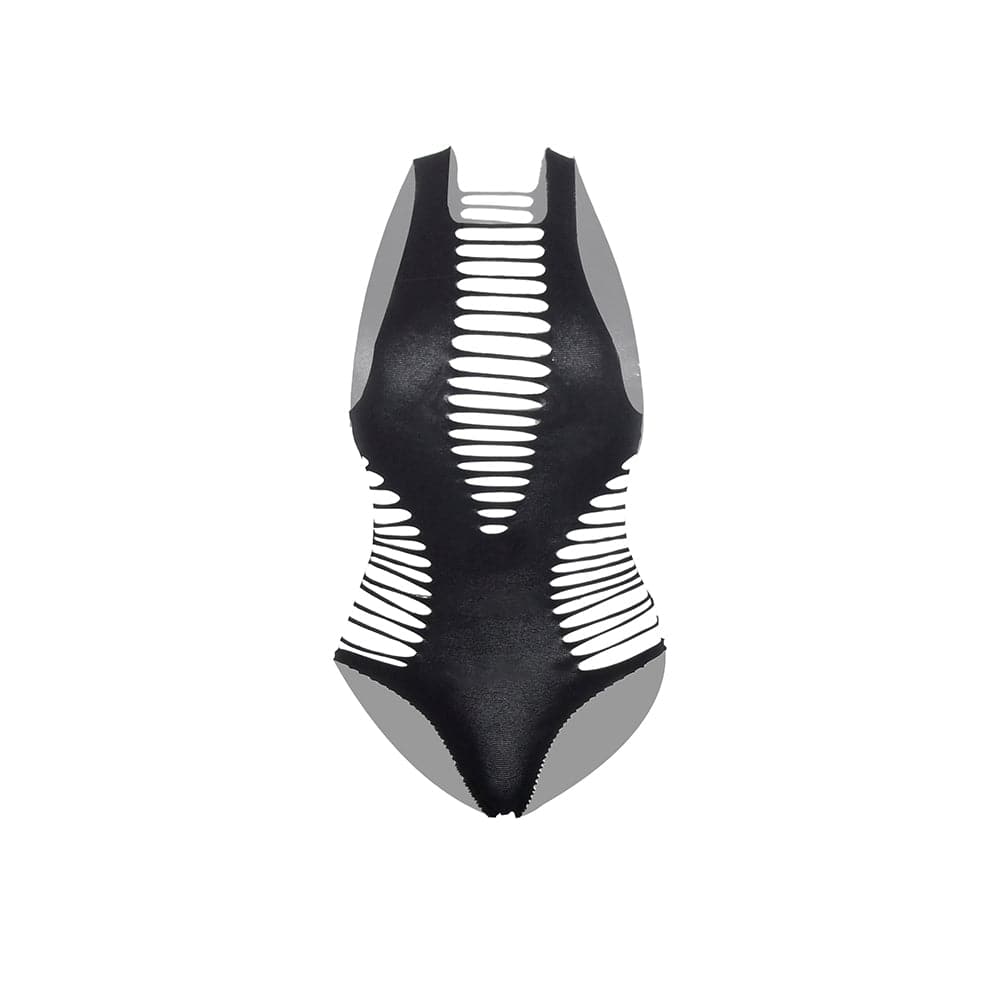 Hollow out square neck backless cami bodysuit  | Festival Outfits Women