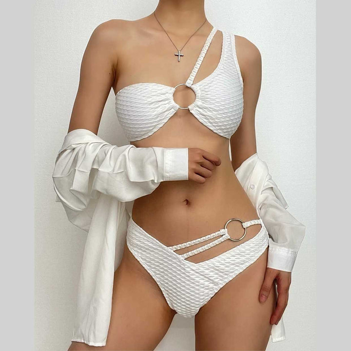 Kayan ninkaya na bikini mai laushi ko zobe mara tsari