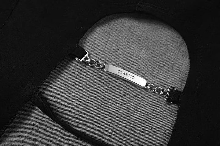 Lace up solid slit metal tag zip-up fishtail skirt-final-sale