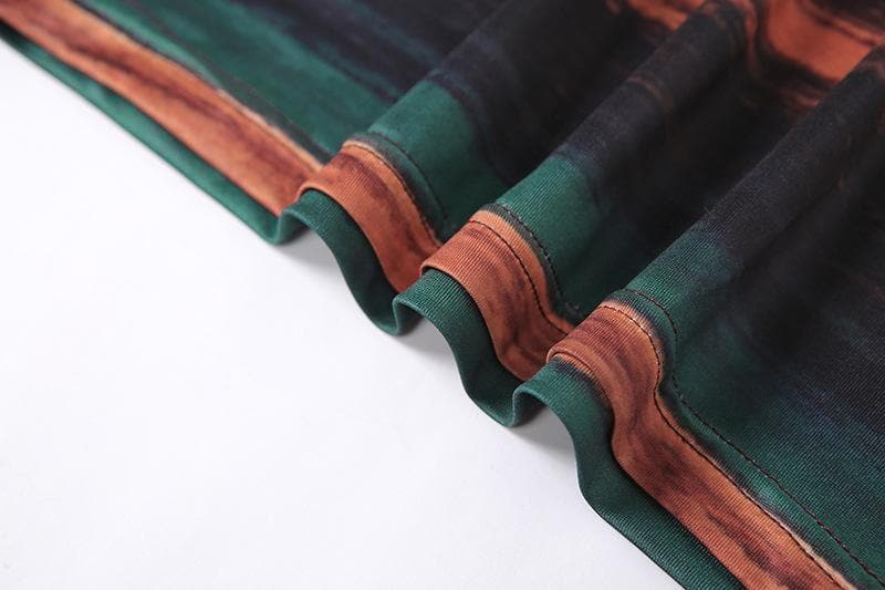 Multicolor cross cami bodycon dress - Halibuy