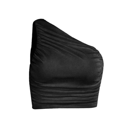 PLUS COLLARED HALF BUTTON RUCHED SHOULDER TOP