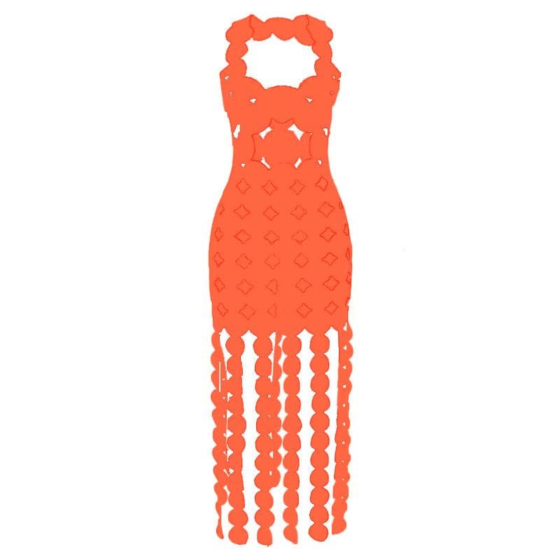 Hollow out backless sleeveless low cut solid cut out maxi dress Halibuy Hollow out backless sleeveless low cut solid cut out maxi dress Halibuy