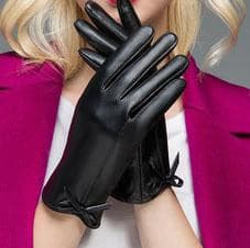 Touch screen PU plus fleece gloves