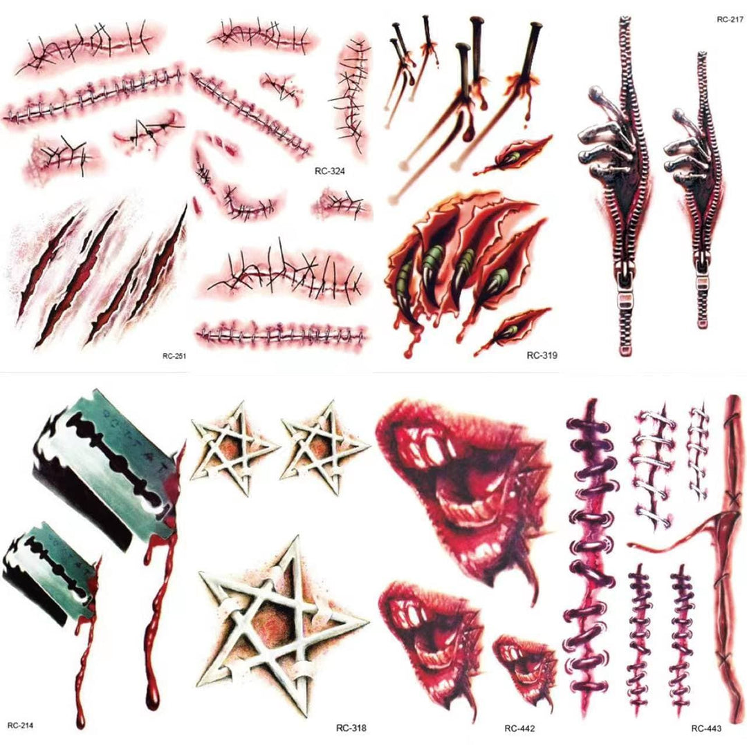 Halloween waterproof tattoo stickers