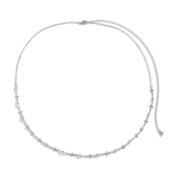 Star stone pendant waist chain