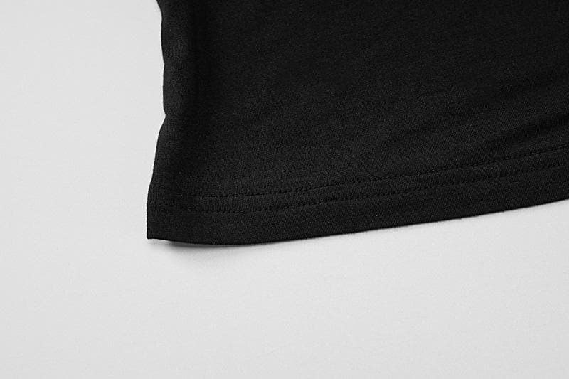 Letter pattern contrast backless tube top  | Festival Outfits Women