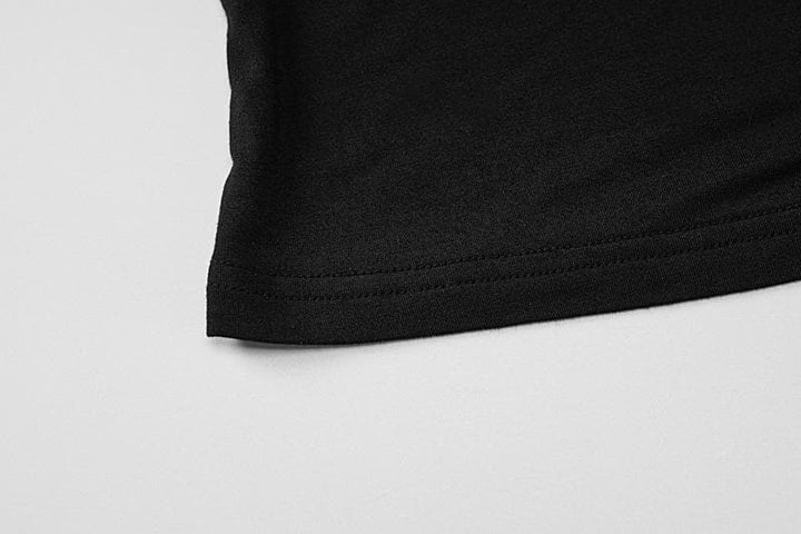 Letter pattern contrast backless tube top  | Festival Outfits Women