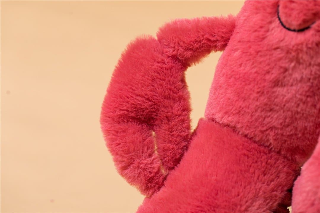 Orange Red Lobster Plush Toy