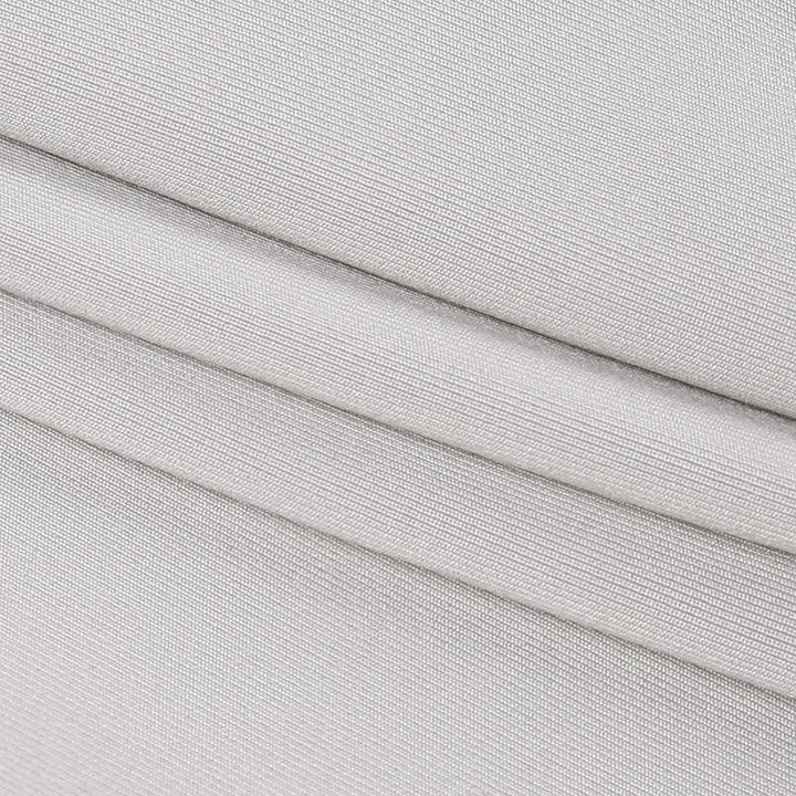 Hollow out solid cross front low cut long sleeve crop cut out top - Final Sale