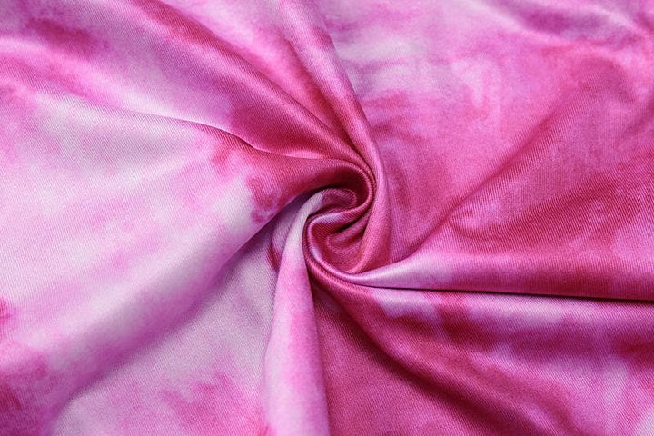 Tie dye ruffle halter mesh backless self tie irregular maxi dress