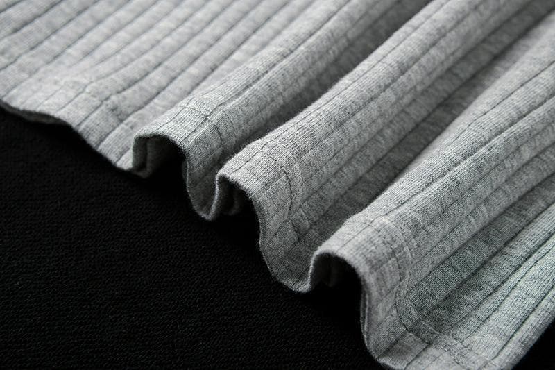 Ribbed solid cami midi dress - Final Sale - Halibuy