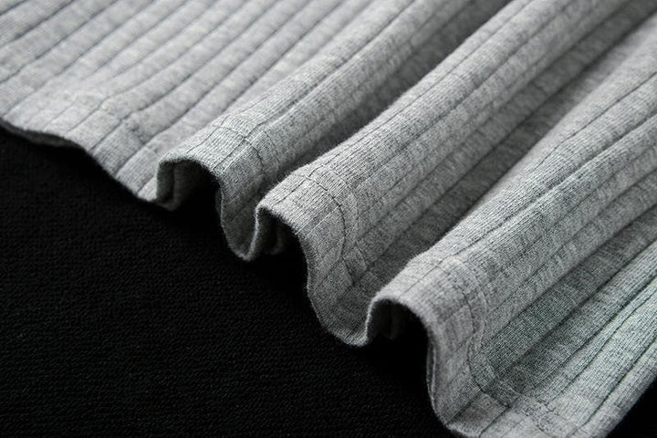 Ribbed solid cami midi dress - Final Sale - Halibuy