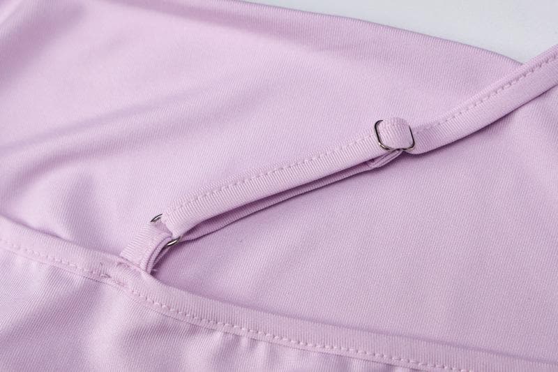 Cross back solid slit backless sleeveless midi dress-final-sale