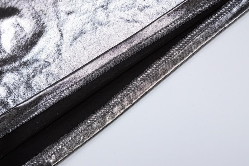 Metallic square neck backless cami maxi dress-final-sale