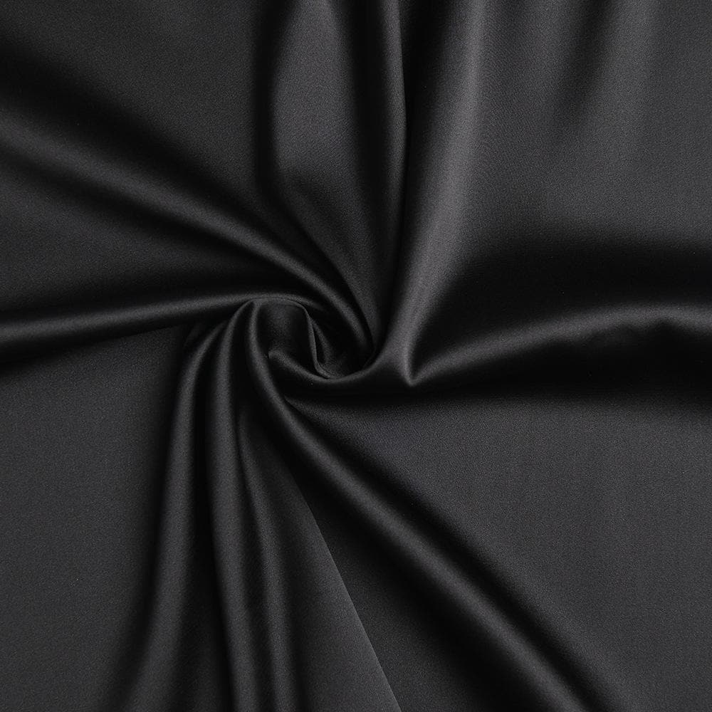 Satin hollow out backless A line solid tube cut out mini dress