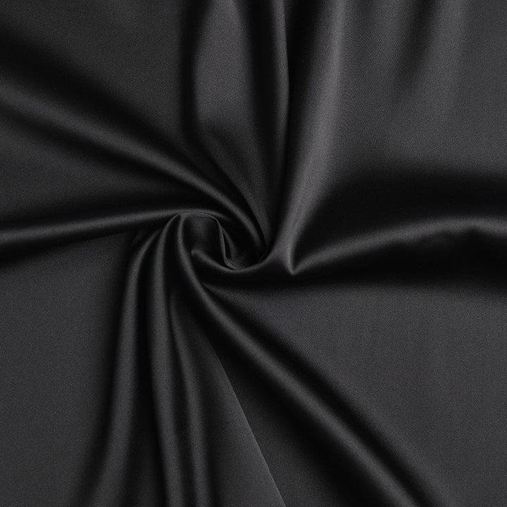 Satin hollow out backless A line solid tube cut out mini dress