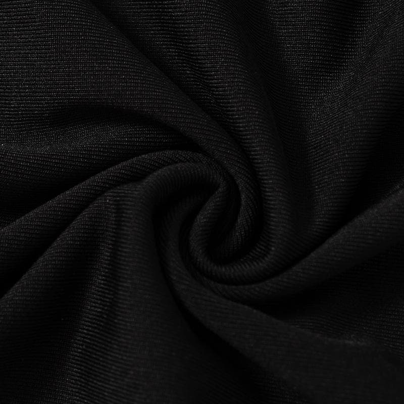 Hollow out bowknot solid backless tube cut out mini dress