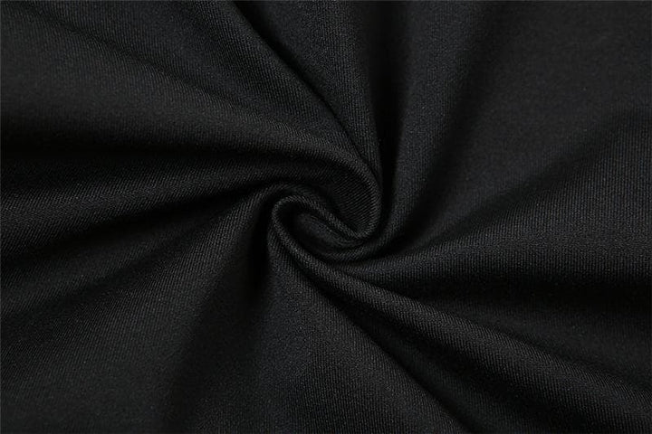 Hollow out high neck corset sleeveless zip-up crop cut out top