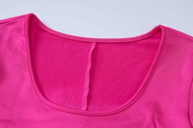 Solid u neck long sleeve romper  | Festival Outfits Women