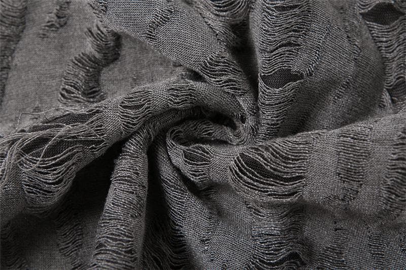 Textured off shoulder hoodie gloves cowl neck crop top