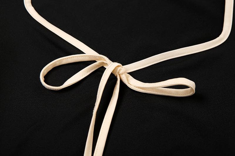 Contrast self tie v neck short sleeve low rise pant set