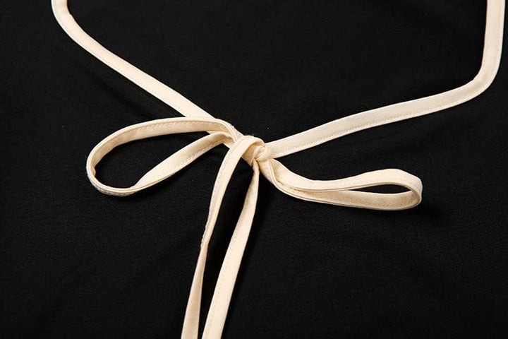 Contrast self tie v neck short sleeve low rise pant set