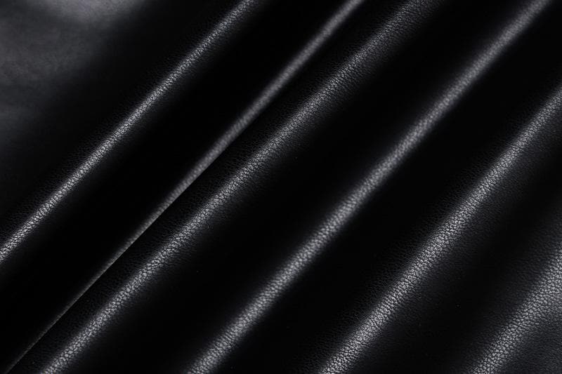 Mesh solid notch neck gloves PU leather slit cami backless mini skirt set Cargo Mini Skirt