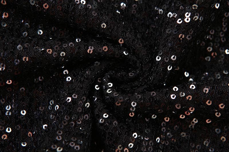 Glitter cowl neck hoodie gloves backless halter crop top  | Festival Outfits Women