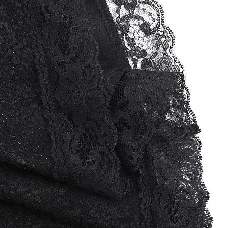 Button lace hem solid zip-up ruched mini skirt  | Festival Outfits Women