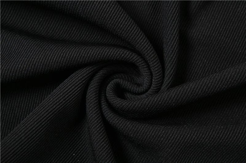 Halter backless hollow out ribbed cowl neck solid cut out top