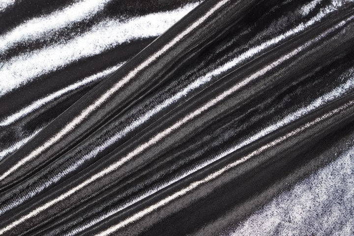 Metallic square neck backless cami maxi dress-final-sale