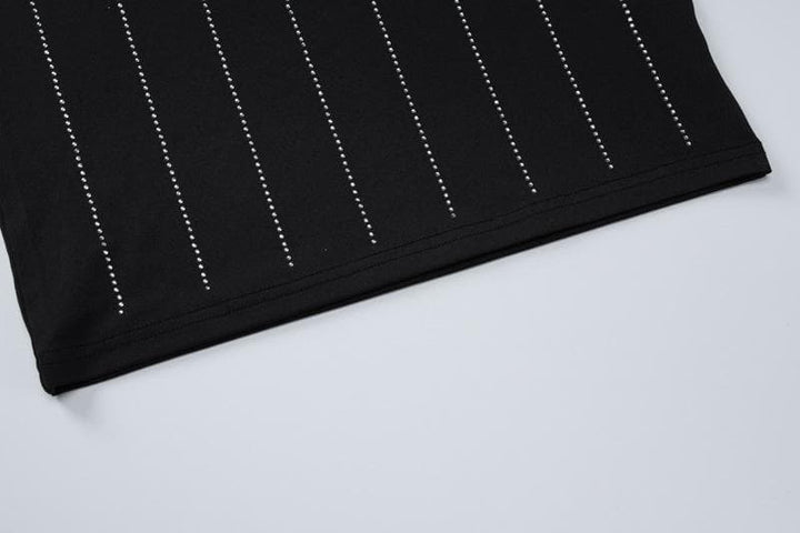 Long sleeve high neck beaded solid midi dress  | Festival Outfits Women