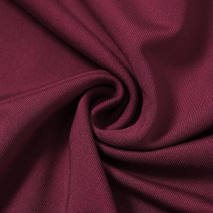 Long flared sleeve off shoulder cowl neck ruched solid mini dress  | Festival Outfits Women