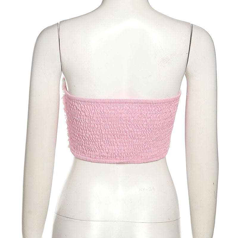 Appliques Tube Top - Halibuy
