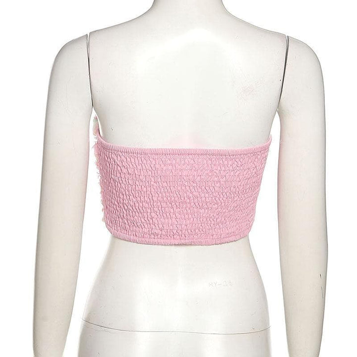 Appliques Tube Top - Halibuy