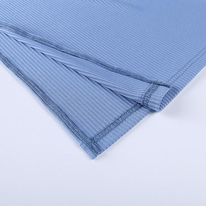 Hollow out slit knotted cami maxi dress - Halibuy