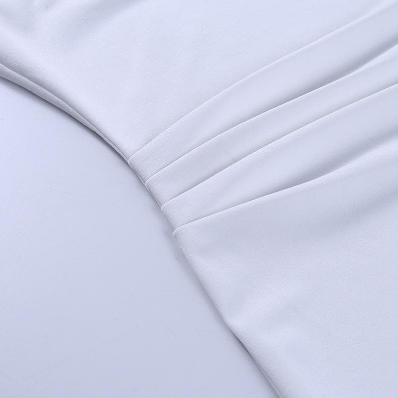 Cowl neck solid cami midi dress - Halibuy