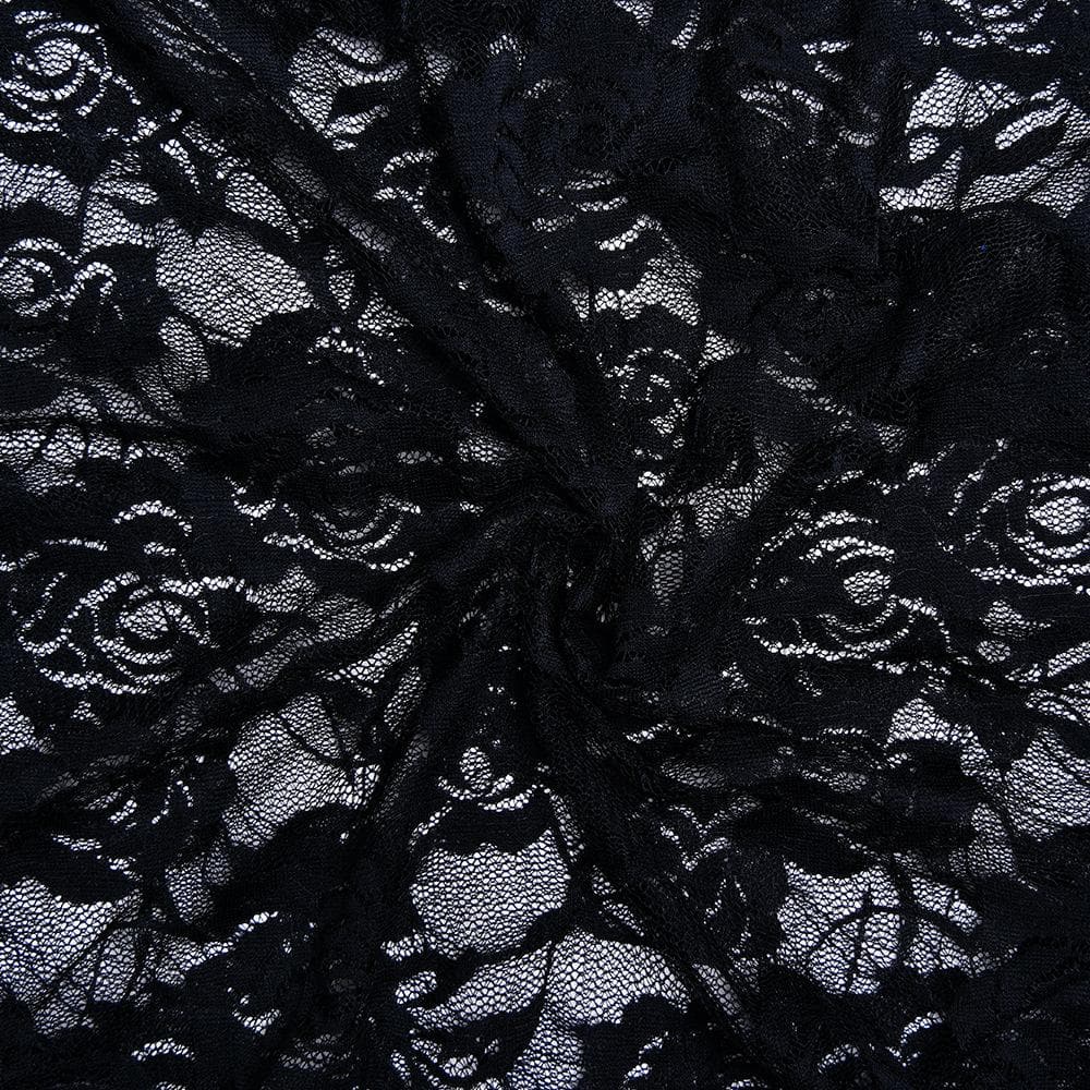 Lace irregular ruffle see through solid low rise maxi skirt – Halibuy