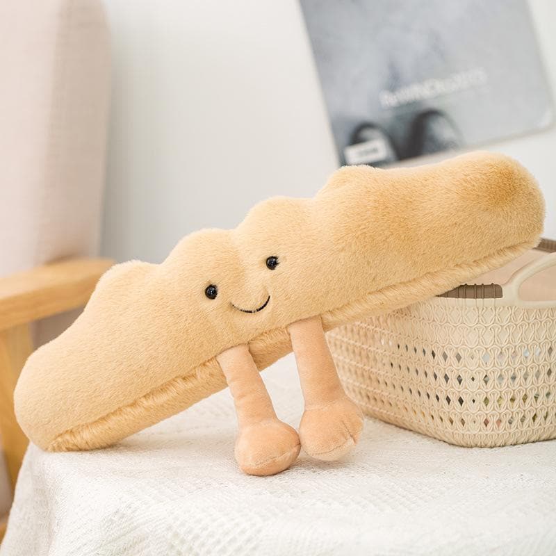 Toast Baguette Croissant Plush Toy