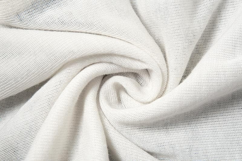 Long sleeve solid ruched crewneck ruffle crop top